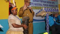Bupati Spey Yan Bidana, Resmi Buka Rapimda ke–IV KNPI Pegubin 