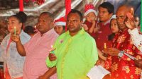 Hadiri Natal Bersama Jemaat GKI Maranatha Di Oksibil, Ini Pesan Dua Tokoh Muda Papua Pegunungan