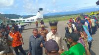 Kunker Pj Gubernur Papua Pegunungan Ke Pegubin,Pemilu Serentak Siap Digelarkan 14 Februari Mendatang  Aman Dan Damai