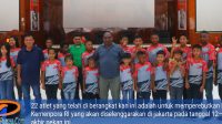 Pemda Pegubin Lepas Keberangkatan 22 Atlet Taekwondo Berlaga di Kejuaraan Kemenpora Ri di Jakarta