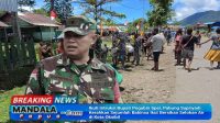 Ikuti Intruksi Bupati Pegubin Spei, Pabung Supriyadi Kerahkan Sejumlah Babinsa Ikut Bersikan Selokan Air di Kota Oksibil 