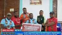 Hadir di Laga Final IV dan Beri Suport, Bupati Spei Optimis Persigubin Bawa Pulang Piala Ke Oksibil 