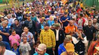 Hadiri Syukuran Penyerahan Tanah Lokasi Pembangunan GJRP Jemaat Eklesia Oksibil, Ini Pesan Penting Wabup Arnold Nam