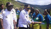 Wabup Pegubin Arnold Nam Tiba di Kiwirok, Gereja Imanuel Siap Diresmikan Kamis
