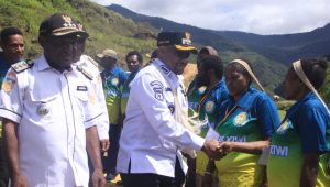 Wabup Pegubin Arnold Nam Tiba di Kiwirok, Gereja Imanuel Siap Diresmikan Kamis