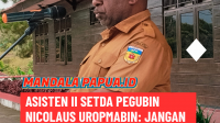 Asisten II Setda Pegubin Nicolaus Uropmabin: Jangan Biarkan Kabupaten Kita Terjerat Jejaring Penyakit Sosial yang Mematikan