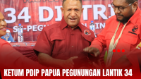 Ketua PDIP Papua Pegunungan Resmi Lantik 34 PAC:Jadikan PDIP Untuk Perjuangkan Hak Rakyat