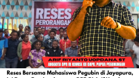 Reses Bersama Mahasiswa Pegubin di Jayapura, Ini Pesan Penting Anggota DPR RI Arif Uopdana Terkait Dampak Geopolitik dan Geoekonomi Bagi Papua Pegunungan